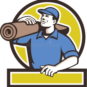 carpet-layer-carpet-roll-circle-retro-illustration-male-carrying-shoulder-looking-to-side-viewed-front-set-71501229